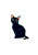 Black Cat Illustration V6 Vinyl Car Decal Sticker – Waterproof & UV-Resistant 8.746666666666666"