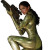 Sci-Fi Warrior Portrait V2 Vinyl Car Decal Sticker – Waterproof & UV-Resistant 3.4133333333333336"