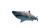 Shark In Aquarium Vinyl Car Decal Sticker – Waterproof & UV-Resistant 2.72"