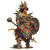 Polynesian Forest Warrior Vinyl Car Decal Sticker – Waterproof & UV-Resistant 6.826666666666667"