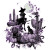 Tattoo Witch Scene Vinyl Car Decal Sticker – Waterproof & UV-Resistant 3.4133333333333336"