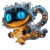Cheshire Cat Bitcoin Vinyl Car Decal Sticker – Waterproof & UV-Resistant 3.4133333333333336"
