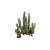 Southwestern Cactus Vinyl Car Decal Sticker – Waterproof & UV-Resistant 3.4133333333333336"