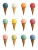 Colorful Ice Creams Vinyl Car Decal Sticker – Waterproof & UV-Resistant 8.32"