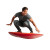 Levitating Kazakh Surfer Vinyl Car Decal Sticker – Waterproof & UV-Resistant 6.826666666666667"