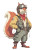 Heroic Squirrel Pilot Vinyl Car Decal Sticker – Waterproof & UV-Resistant 8.213333333333333"