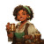 Tavern Keeper Lady Vinyl Car Decal Sticker – Waterproof & UV-Resistant 3.4133333333333336"