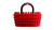 Red Block Basket Vinyl Car Decal Sticker – Waterproof & UV-Resistant 5.4