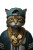 Criminal Tabby Cat Vinyl Car Decal Sticker – Waterproof & UV-Resistant 4.4