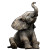 Elephant With Trunk Vinyl Car Decal Sticker – Waterproof & UV-Resistant 3.4133333333333336"