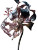 Futuristic Metallic Flower Vinyl Car Decal Sticker – Waterproof & UV-Resistant 8.213333333333333"
