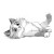 Adorable Ragdoll Cat Vinyl Car Decal Sticker – Waterproof & UV-Resistant 3.4133333333333336"