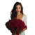 Brunette With Roses Vinyl Car Decal Sticker – Waterproof & UV-Resistant 3.4133333333333336"