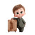 Baby In Suit Vinyl Car Decal Sticker – Waterproof & UV-Resistant 3.4133333333333336"