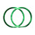 Glowing Green Rune Vinyl Car Decal Sticker – Waterproof & UV-Resistant 3.4133333333333336"