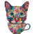 Colorful Cat Head V2 Vinyl Car Decal Sticker – Waterproof & UV-Resistant 3.4133333333333336"