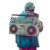 Man With Boombox Vinyl Car Decal Sticker – Waterproof & UV-Resistant 3.4133333333333336"