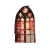 Gothic Monastery Window Vinyl Car Decal Sticker – Waterproof & UV-Resistant 3.4133333333333336"