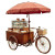 Vintage Bicycle Cart Vinyl Car Decal Sticker – Waterproof & UV-Resistant 3.4133333333333336"