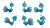 Baby Peacock Design Vinyl Car Decal Sticker – Waterproof & UV-Resistant 2.72"