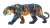 Cybertronic Tiger Vinyl Car Decal Sticker – Waterproof & UV-Resistant 5.4