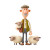 Farmer With Sheep Vinyl Car Decal Sticker – Waterproof & UV-Resistant 3.4133333333333336"