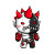 Demonic Chibi Ogre Vinyl Car Decal Sticker – Waterproof & UV-Resistant 3.4133333333333336"