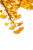 Golden Ginkgo Leaves Vinyl Car Decal Sticker – Waterproof & UV-Resistant 4.4