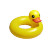 Yellow Duck Float V2 Vinyl Car Decal Sticker – Waterproof & UV-Resistant 3.4133333333333336"