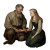 Renaissance Father Daughter Vinyl Car Decal Sticker – Waterproof & UV-Resistant 6.826666666666667"