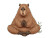 Meditating Capybara Vinyl Car Decal Sticker – Waterproof & UV-Resistant 6.1866666666666665"
