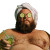 Overweight Man Relaxing Vinyl Car Decal Sticker – Waterproof & UV-Resistant 3.4133333333333336"