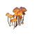 Glowing Mushrooms Vinyl Car Decal Sticker – Waterproof & UV-Resistant 3.4133333333333336"
