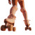 Retro Roller Skater V3 Vinyl Car Decal Sticker – Waterproof & UV-Resistant 6.826666666666667"
