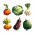 Cartoon Vegetables Vinyl Car Decal Sticker – Waterproof & UV-Resistant 3.4133333333333336"