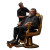 Bearded Man Haircut Vinyl Car Decal Sticker – Waterproof & UV-Resistant 3.4133333333333336"