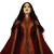 Regal Fantasy Woman Vinyl Car Decal Sticker – Waterproof & UV-Resistant 3.4133333333333336"