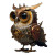 Clockwork Owl V3 Vinyl Car Decal Sticker – Waterproof & UV-Resistant 6.826666666666667"