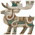 Stylized Chinese Deer Vinyl Car Decal Sticker – Waterproof & UV-Resistant 3.4133333333333336"
