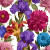 Oversized Blooming Flowers Vinyl Car Decal Sticker – Waterproof & UV-Resistant 3.4133333333333336"