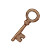 Ancient Rusted Key Vinyl Car Decal Sticker – Waterproof & UV-Resistant 3.4133333333333336"