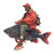Fish Rider Vinyl Car Decal Sticker – Waterproof & UV-Resistant 6.826666666666667"