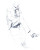 Elegant Sitting Man Vinyl Car Decal Sticker – Waterproof & UV-Resistant 4.0"