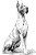 Vintage Great Dane Vinyl Car Decal Sticker – Waterproof & UV-Resistant 8.96"
