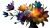 Colorful Dali Bouquet Vinyl Car Decal Sticker – Waterproof & UV-Resistant 2.72"