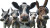Tech-Savvy Cows Vinyl Car Decal Sticker – Waterproof & UV-Resistant 5.4