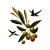 Elegant Olive Illustration Vinyl Car Decal Sticker – Waterproof & UV-Resistant 6.826666666666667"