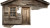 Old Wood Cabin Vinyl Car Decal Sticker – Waterproof & UV-Resistant 2.72"