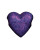 Purple Heart Holder Vinyl Car Decal Sticker – Waterproof & UV-Resistant 4.0"