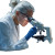 Observing Scientist Vinyl Car Decal Sticker – Waterproof & UV-Resistant 3.4133333333333336"